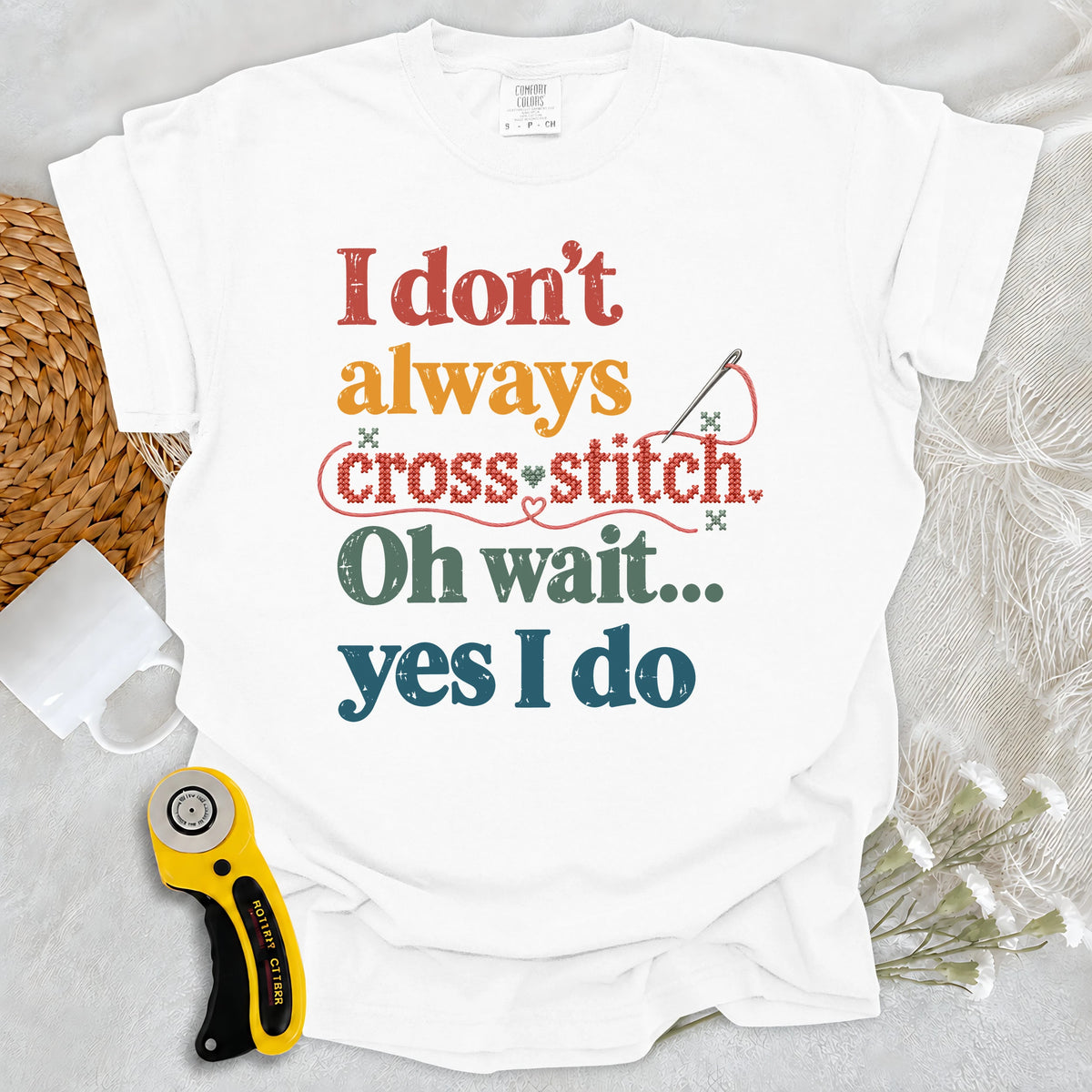 Comfort Colors The Cross Stitch Life T-shirt