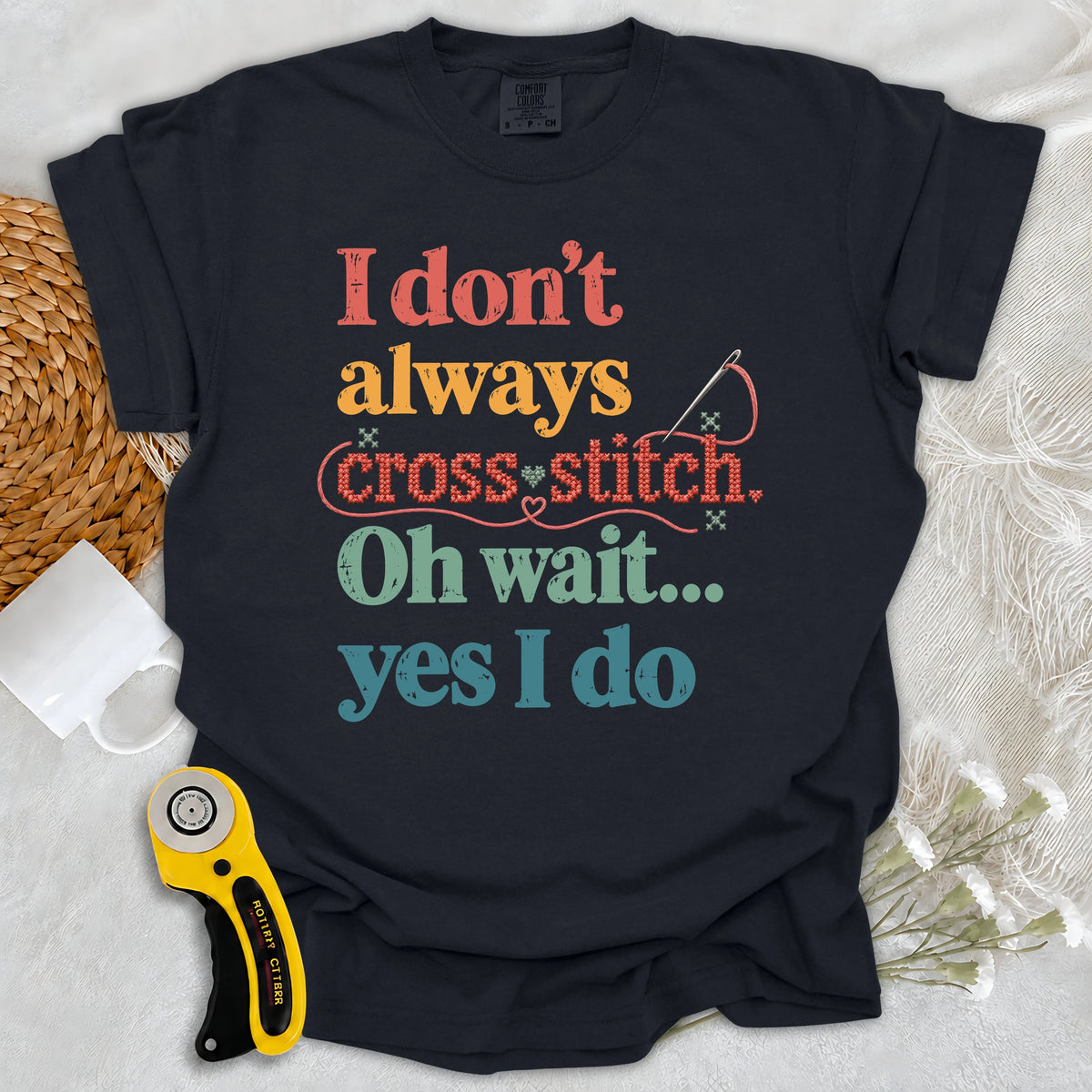 Comfort Colors The Cross Stitch Life T-shirt