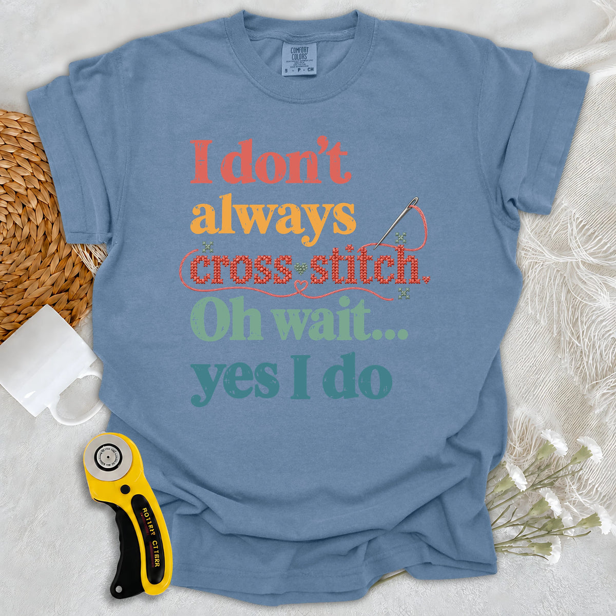 Comfort Colors The Cross Stitch Life T-shirt
