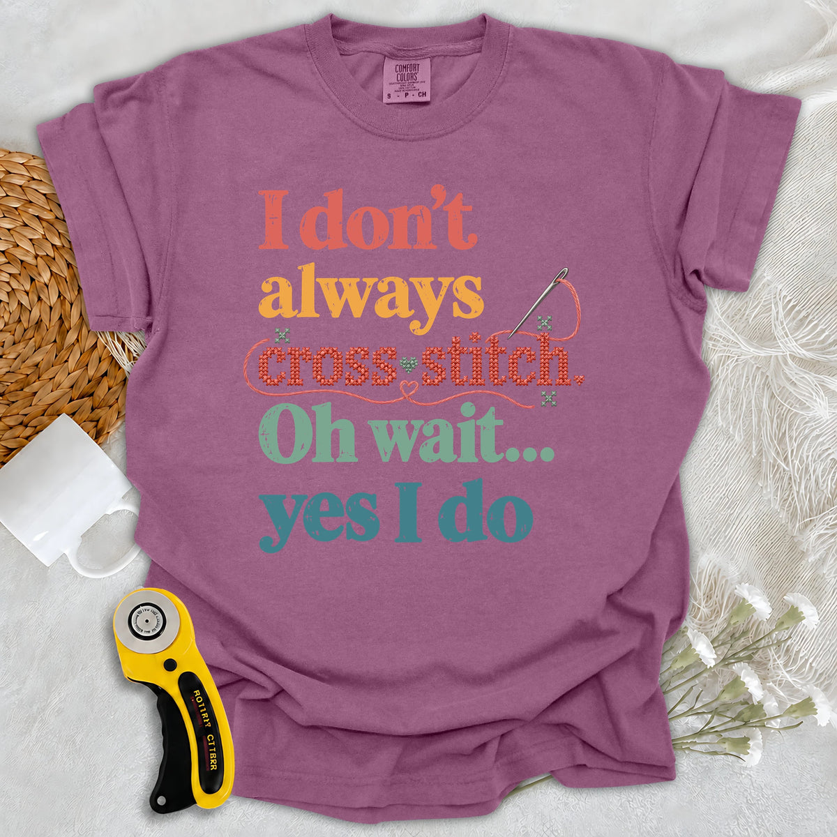 Comfort Colors The Cross Stitch Life T-shirt