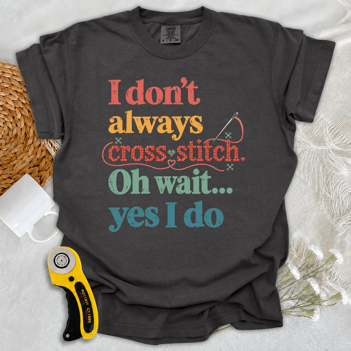 Comfort Colors The Cross Stitch Life T-shirt