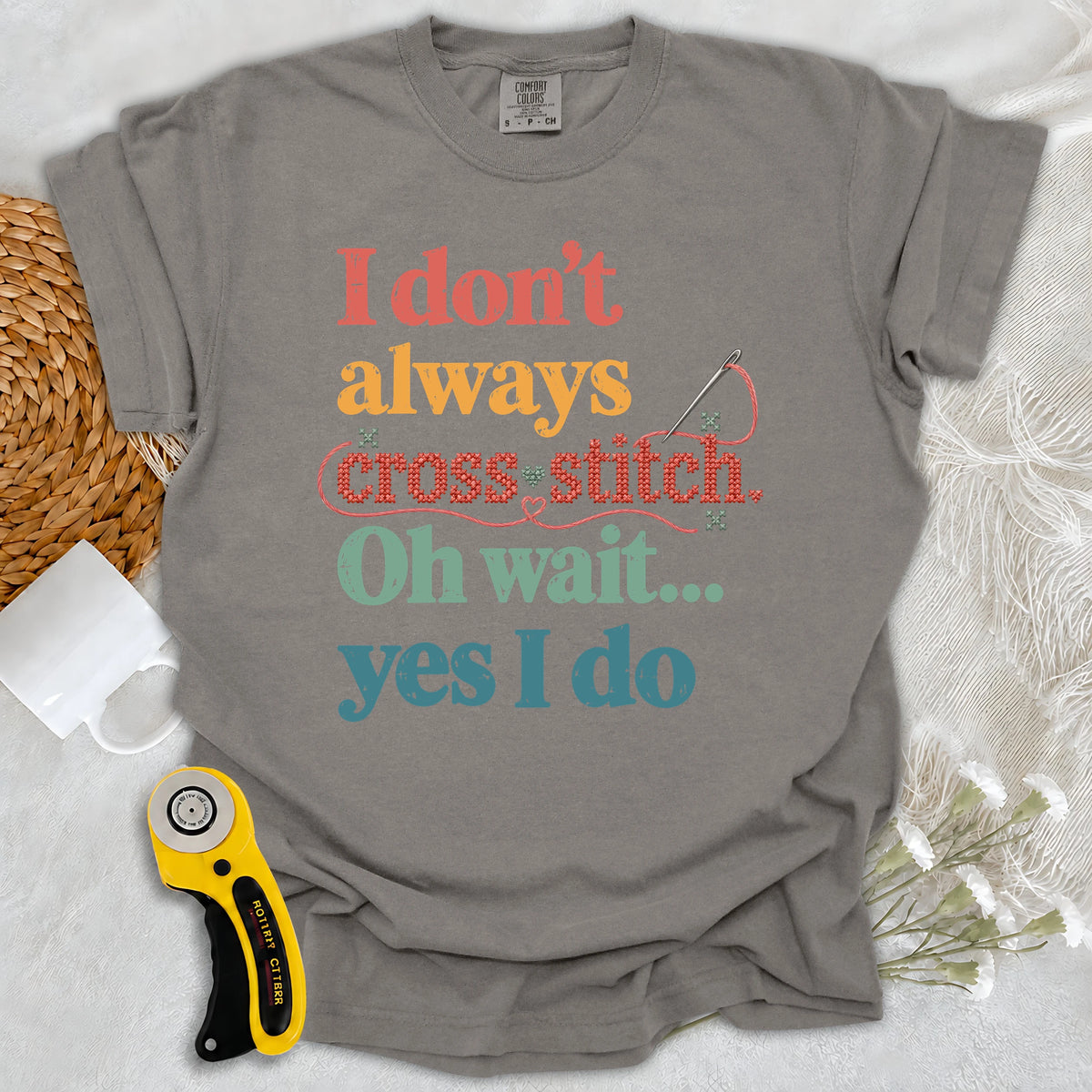Comfort Colors The Cross Stitch Life T-shirt