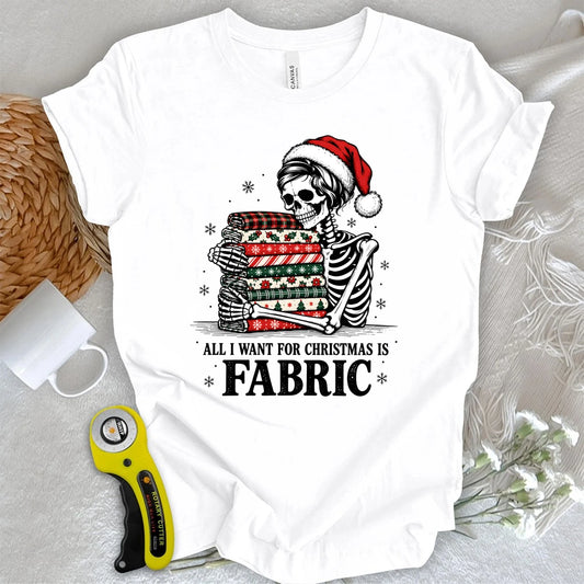 All I Want Is Fabric Skeleton T-shirt
