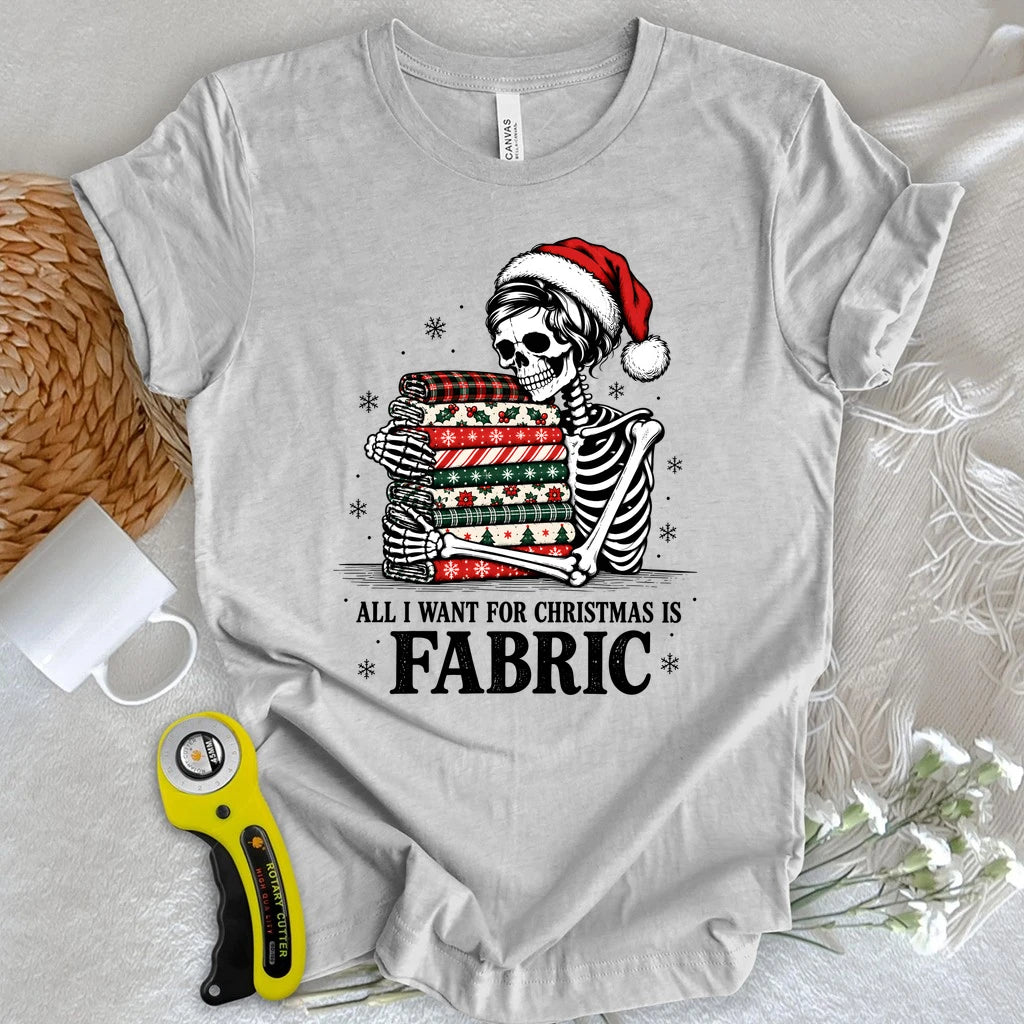 All I Want Is Fabric Skeleton T-shirt