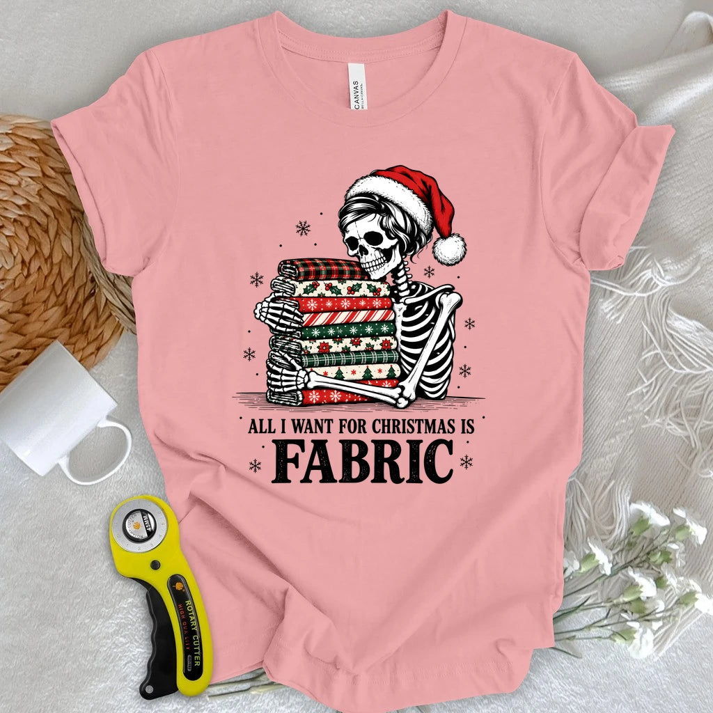 All I Want Is Fabric Skeleton T-shirt