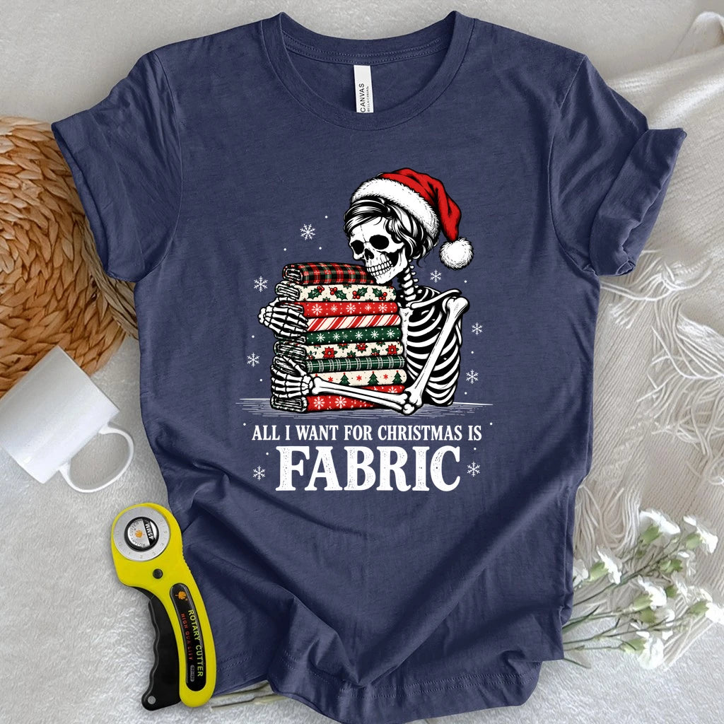 All I Want Is Fabric Skeleton T-shirt