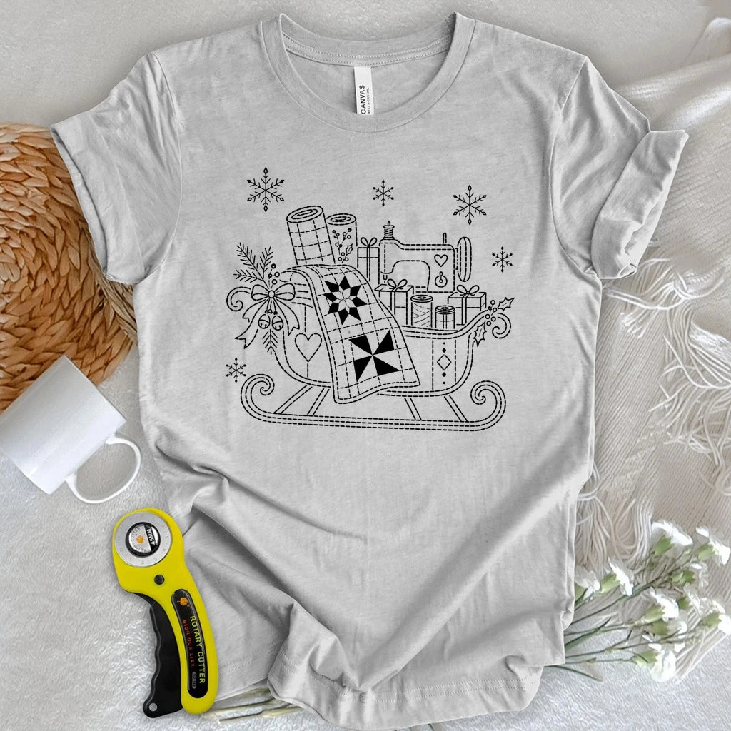 Sashiko Christmas T-shirt