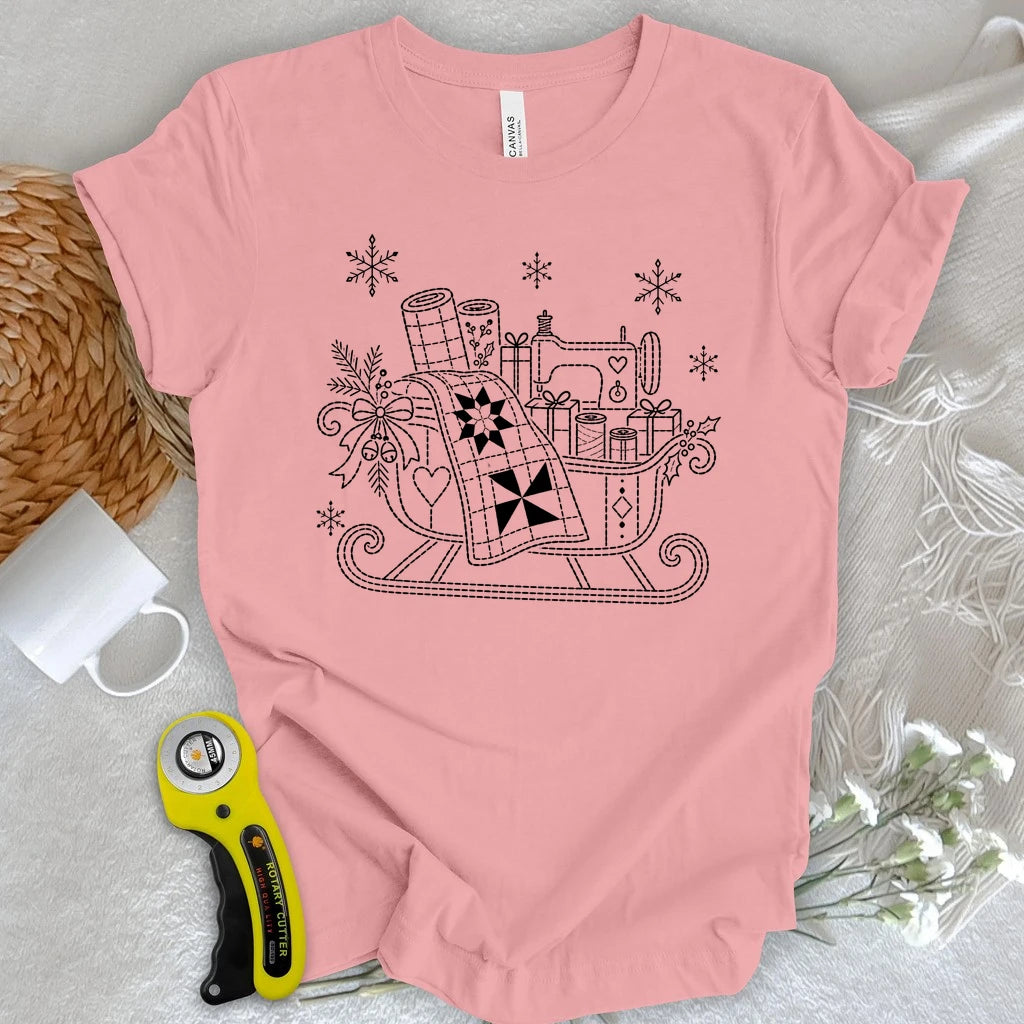 Sashiko Christmas T-shirt