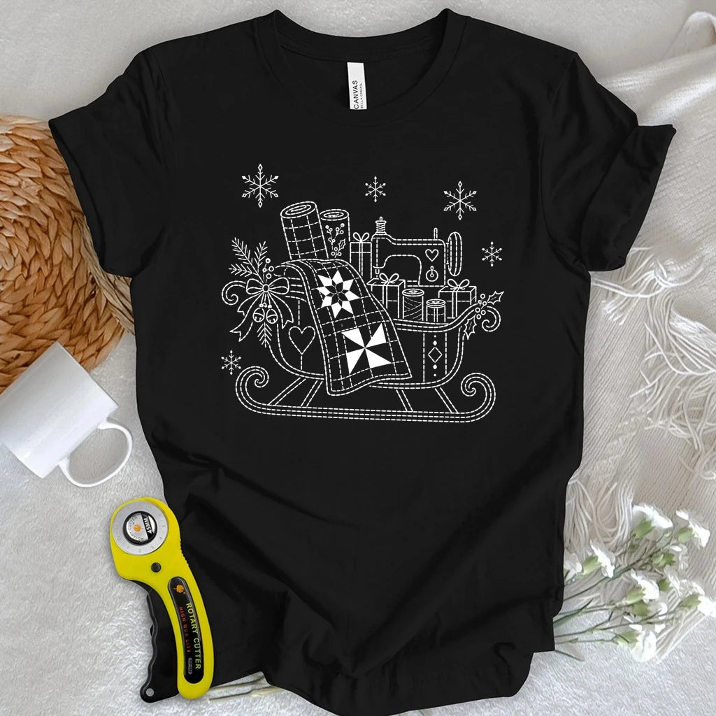 Sashiko Christmas T-shirt