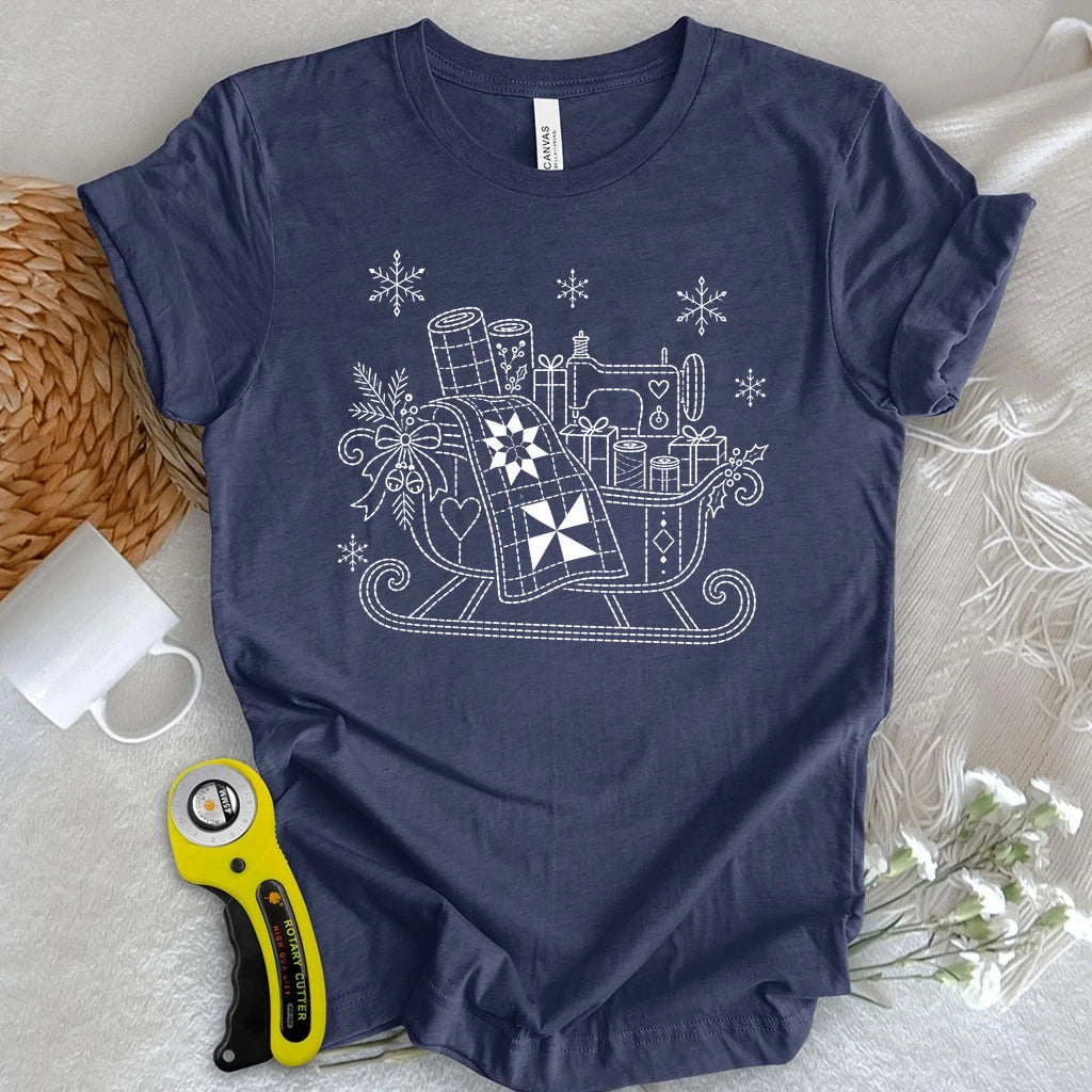 Sashiko Christmas T-shirt