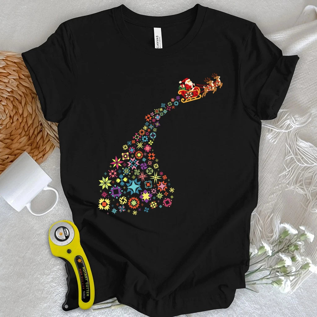Santa’s Magical Quilt Trail T-shirt