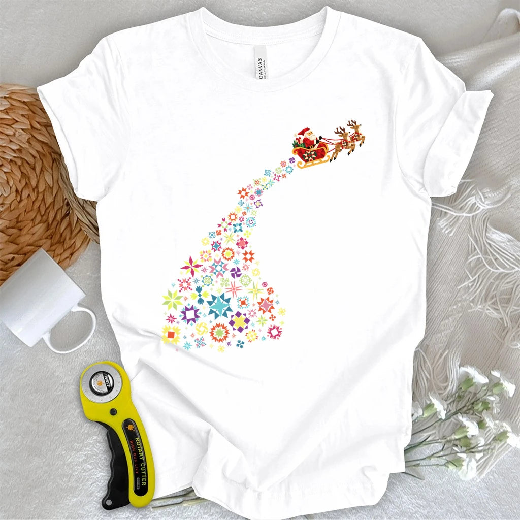 Santa’s Magical Quilt Trail T-shirt