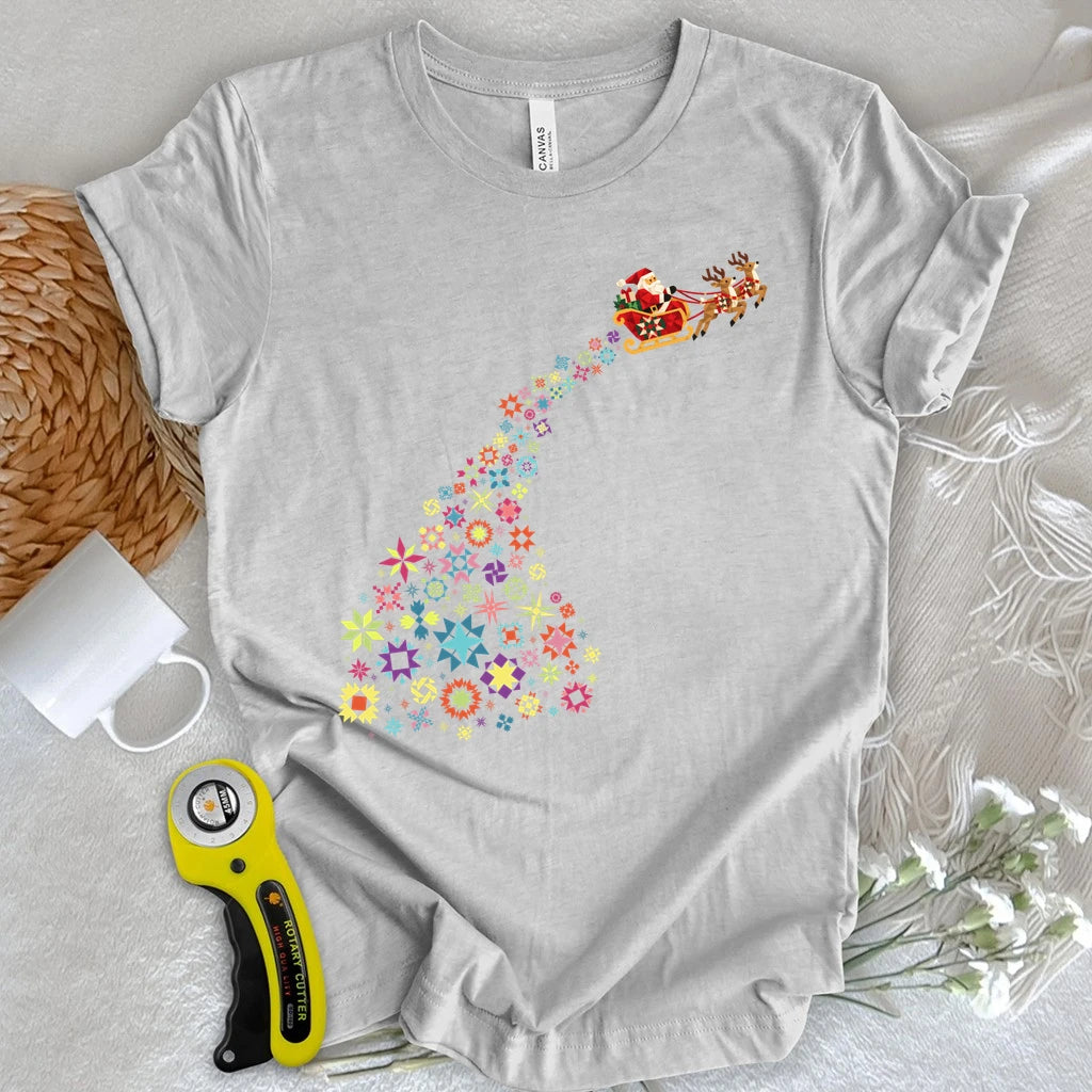 Santa’s Magical Quilt Trail T-shirt