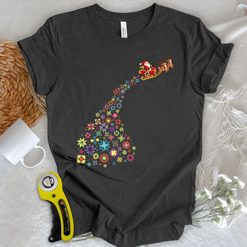 Santa’s Magical Quilt Trail T-shirt