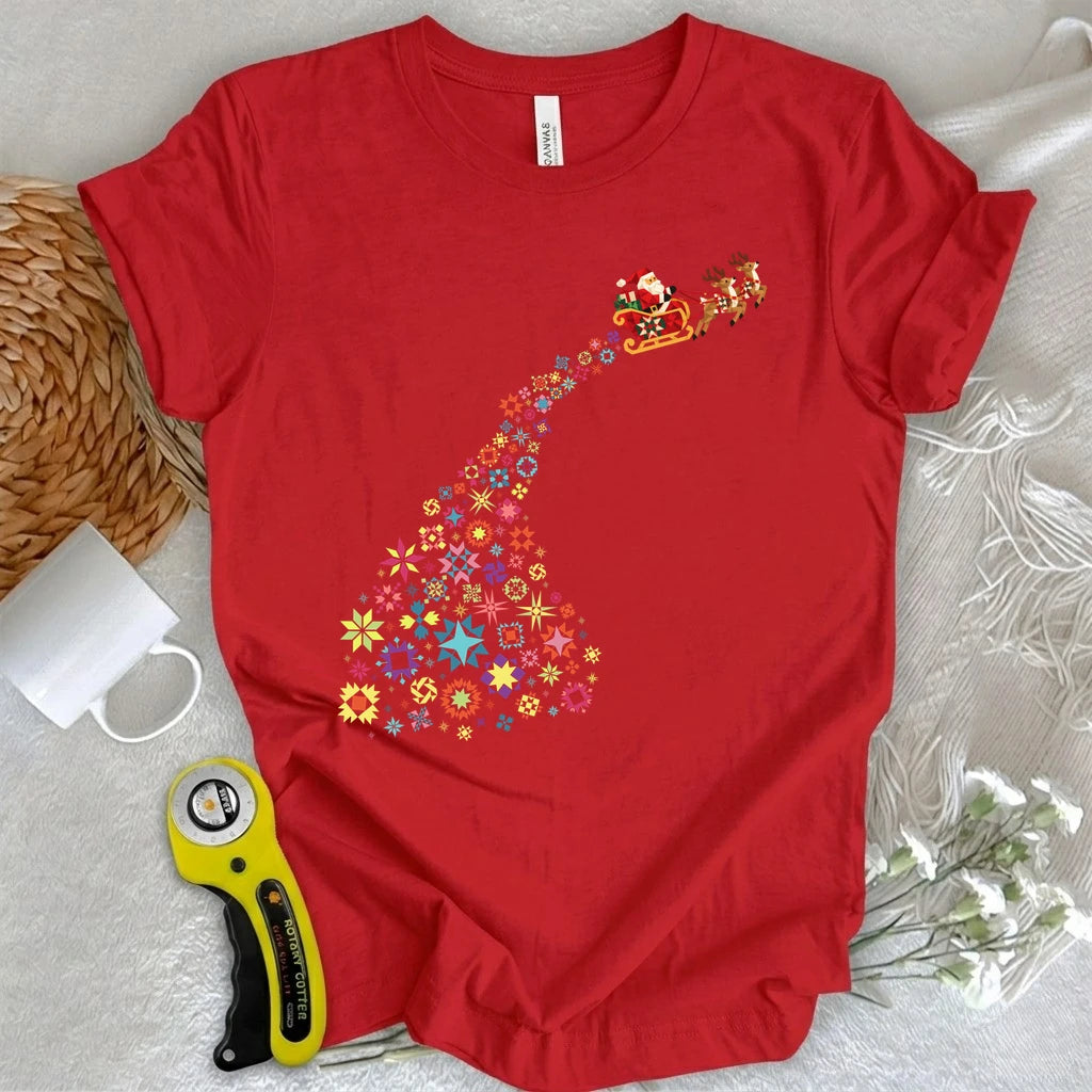 Santa’s Magical Quilt Trail T-shirt