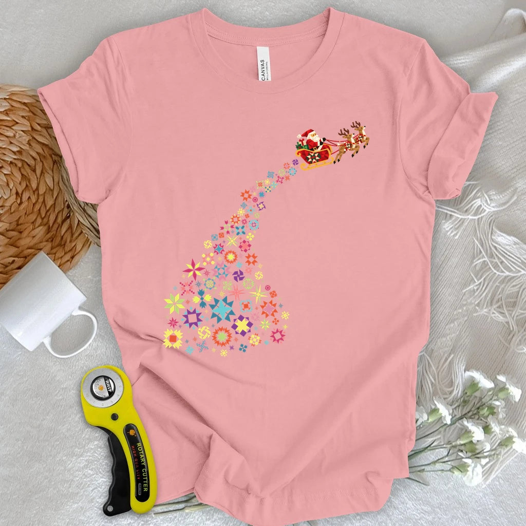 Santa’s Magical Quilt Trail T-shirt