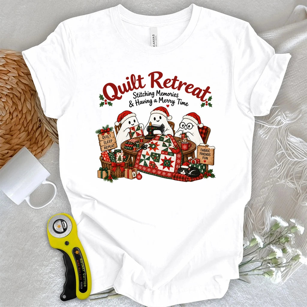 Christmas Quilt Retreat T-shirt