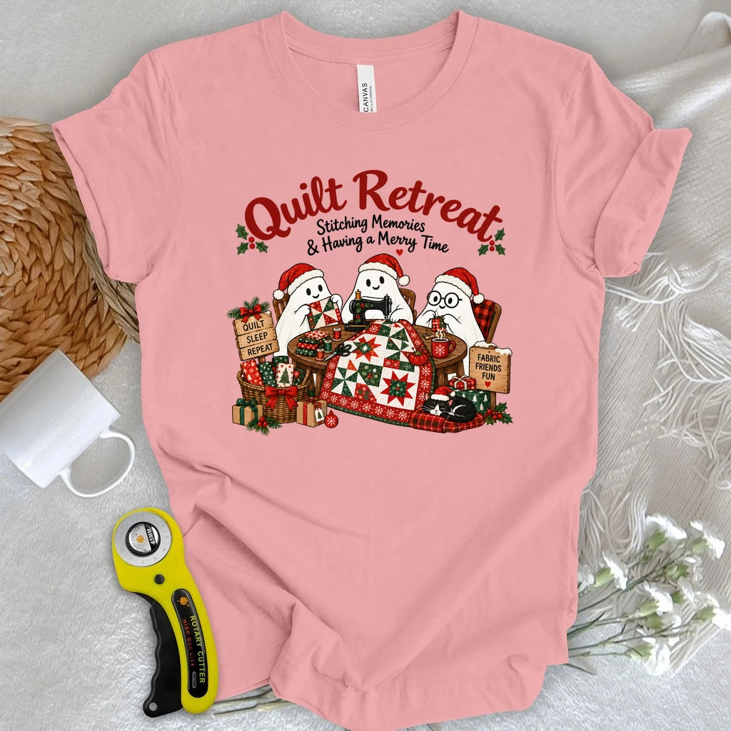 Christmas Quilt Retreat T-shirt