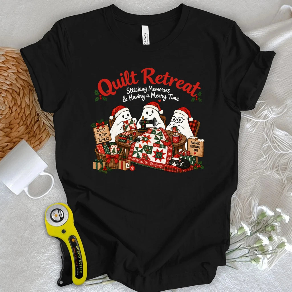 Christmas Quilt Retreat T-shirt