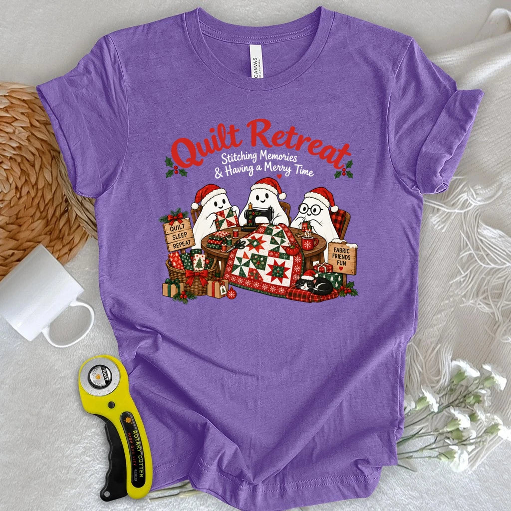 Christmas Quilt Retreat T-shirt
