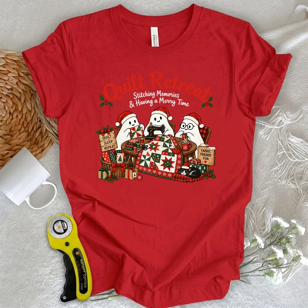 Christmas Quilt Retreat T-shirt
