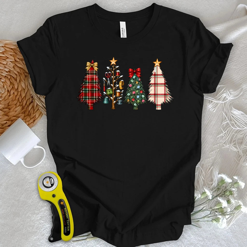 Quilter’s Christmas Trees T-shirt