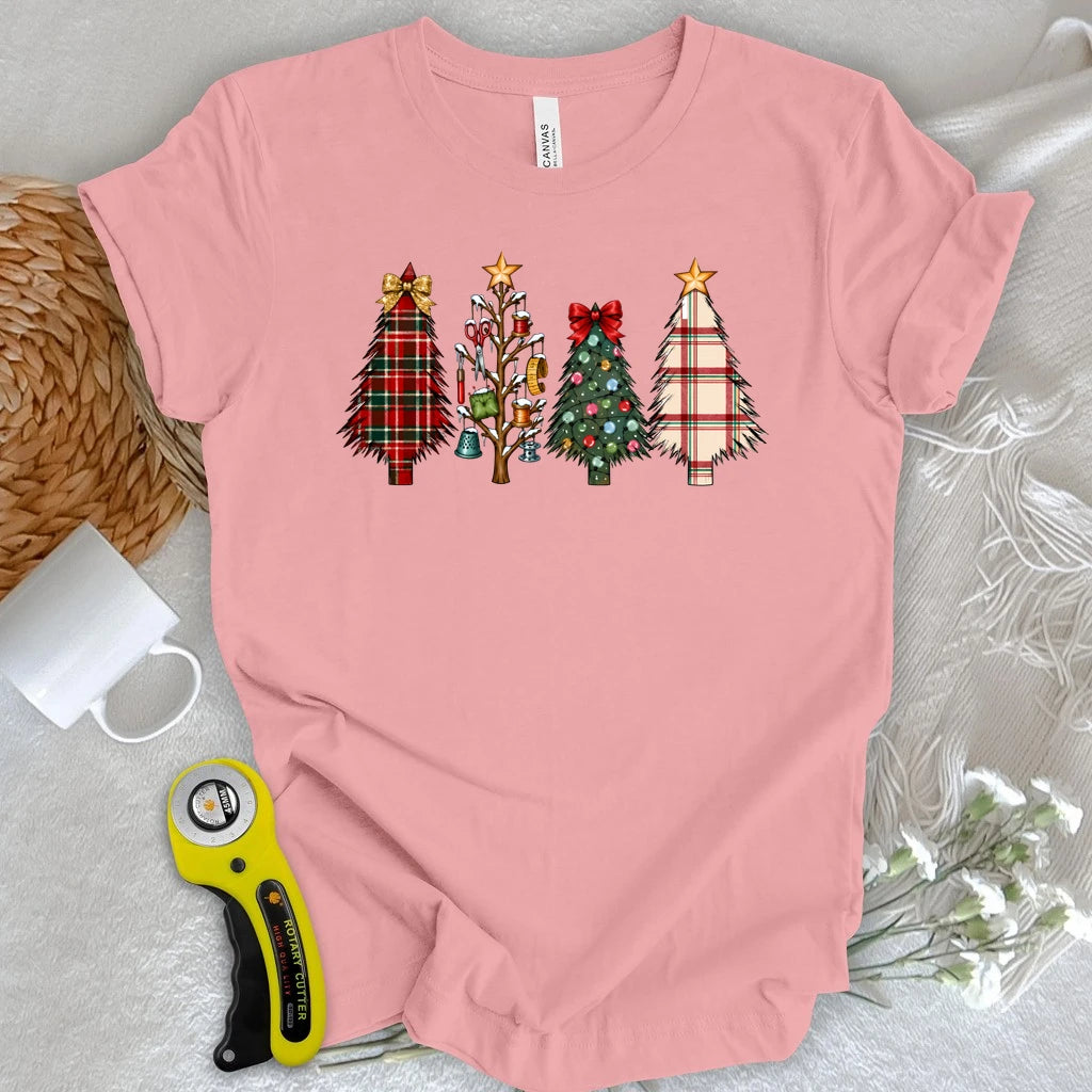 Quilter’s Christmas Trees T-shirt