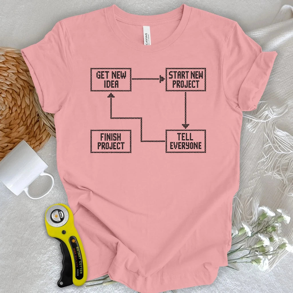 Me Cross-stitch T-shirt