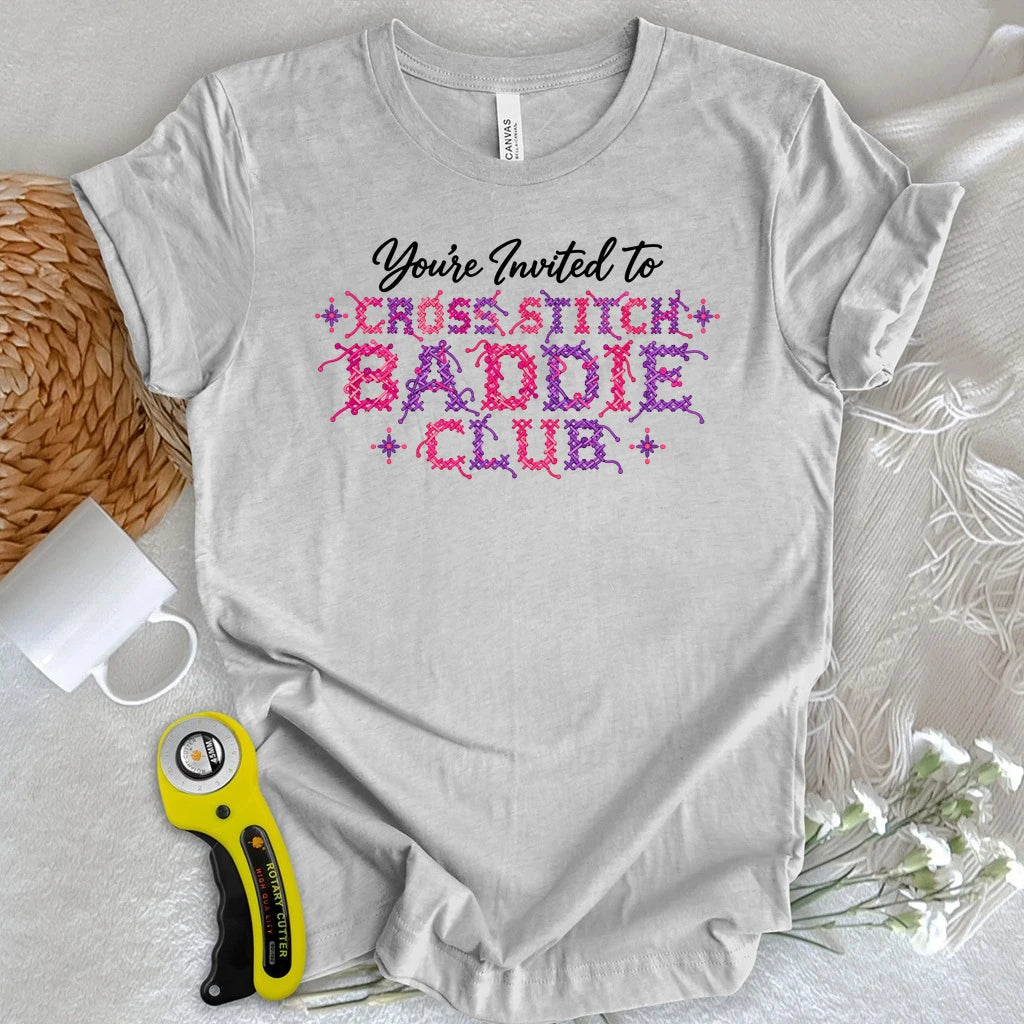 Cross Stitch Baddie Club T-shirt