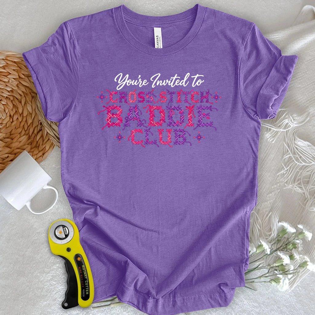 Cross Stitch Baddie Club T-shirt