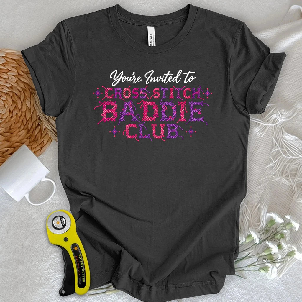 Cross Stitch Baddie Club T-shirt