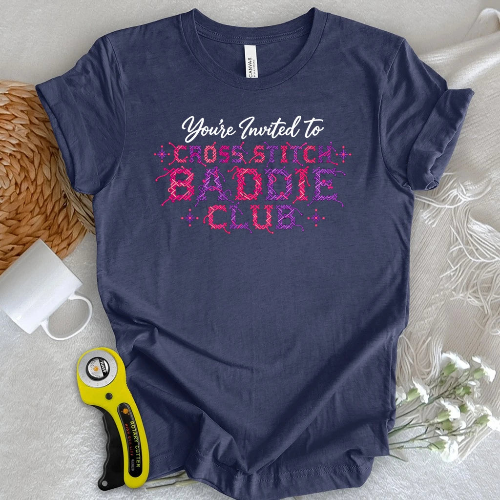 Cross Stitch Baddie Club T-shirt