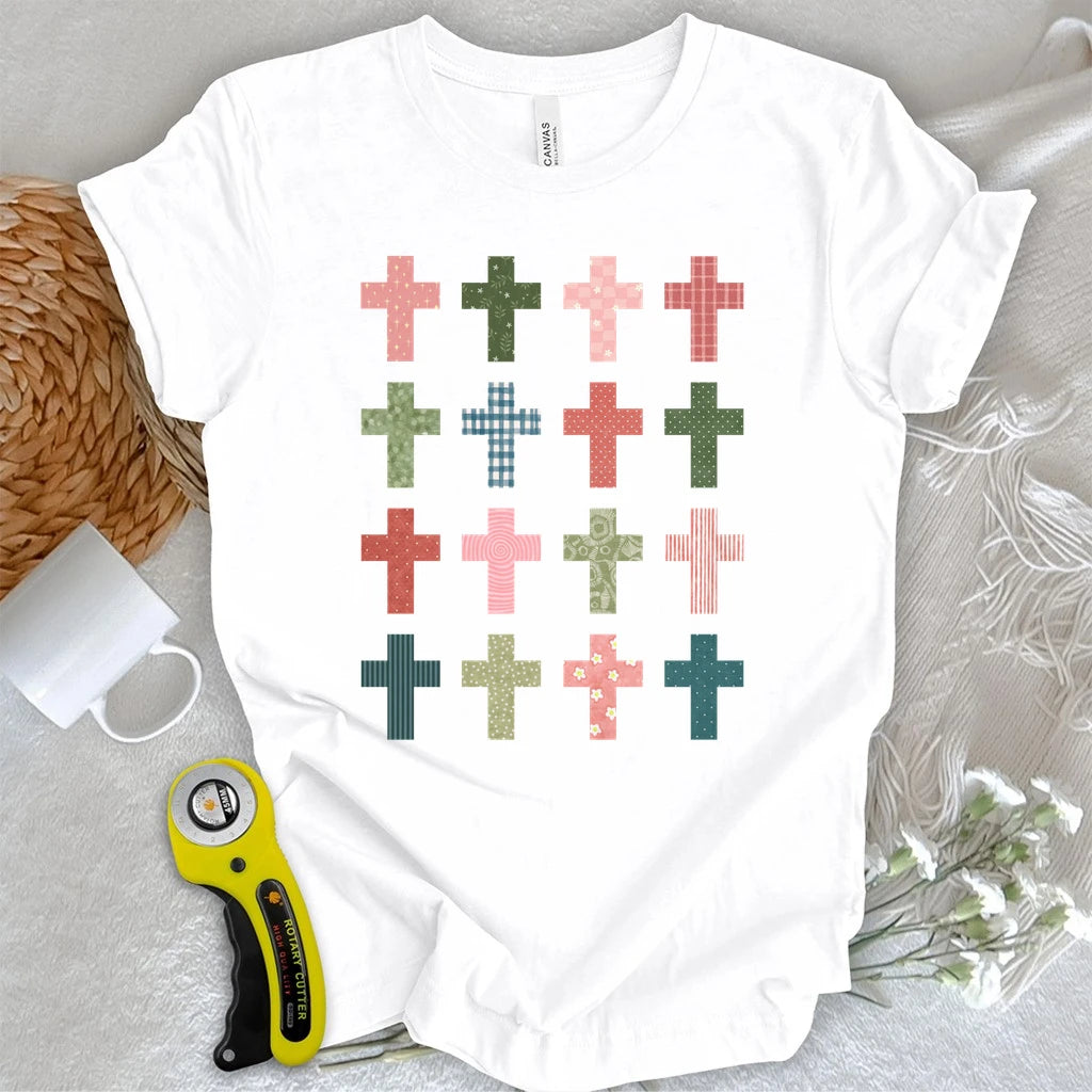 Patchwork Cross T-shirt