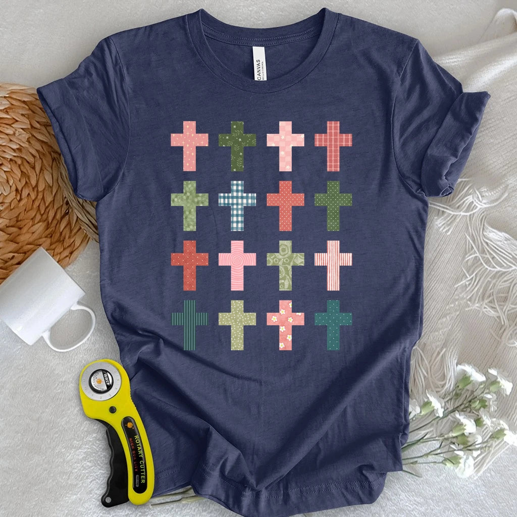 Patchwork Cross T-shirt