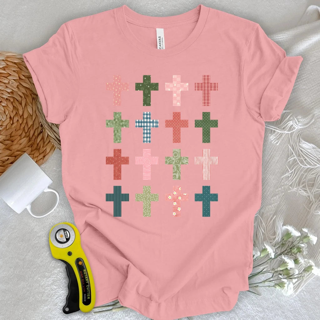 Patchwork Cross T-shirt