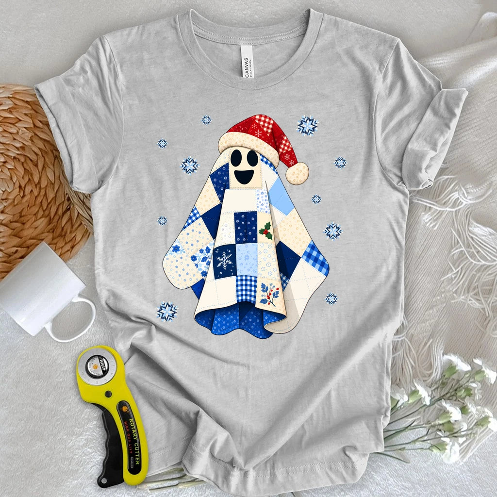 Christmas Quilt Ghost T-shirt