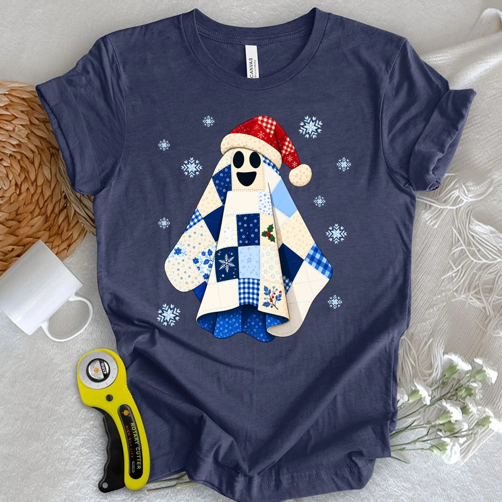 Christmas Quilt Ghost T-shirt