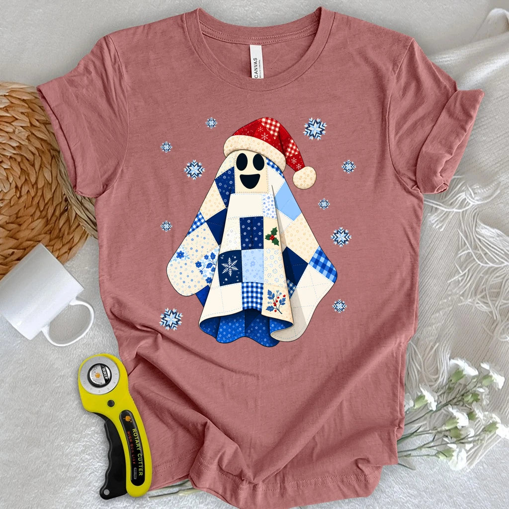 Christmas Quilt Ghost T-shirt