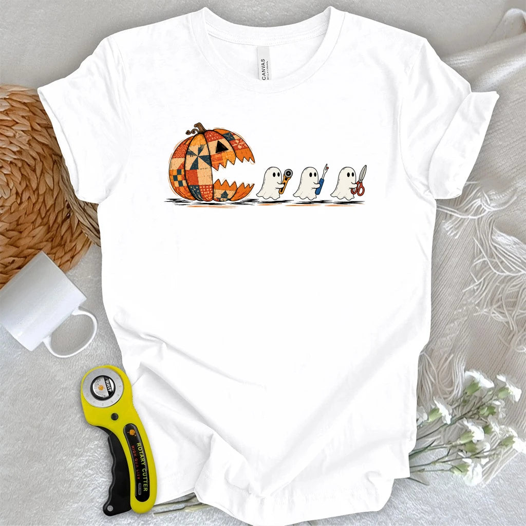 Spooky Quilt Muncher T-shirt