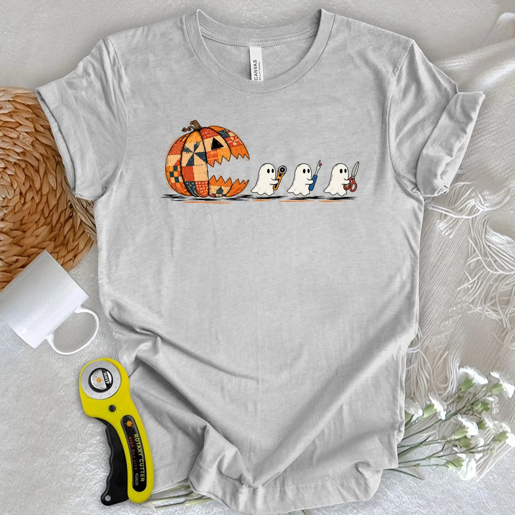 Spooky Quilt Muncher T-shirt