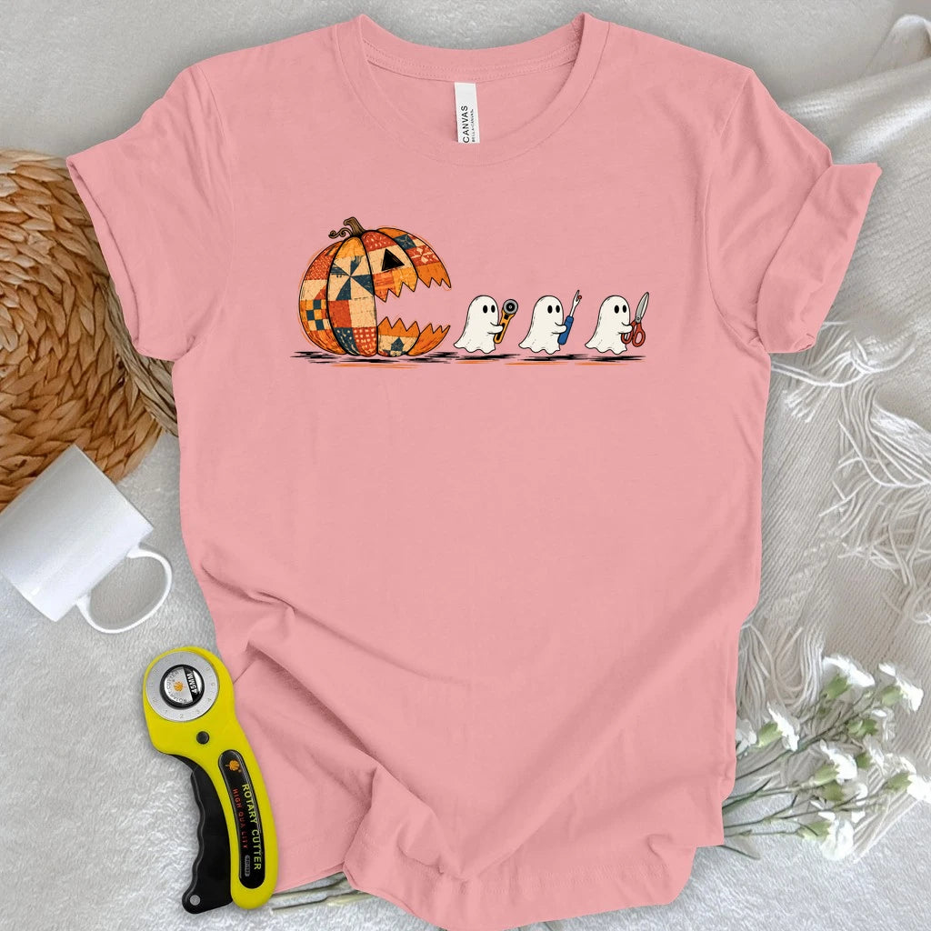 Spooky Quilt Muncher T-shirt