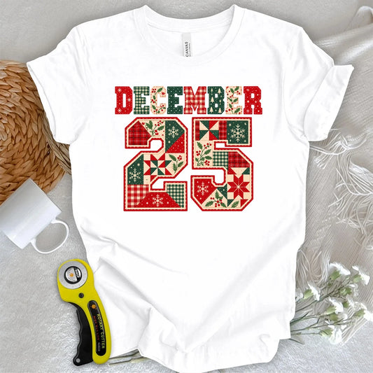 December 25 Patchwork T-shirt
