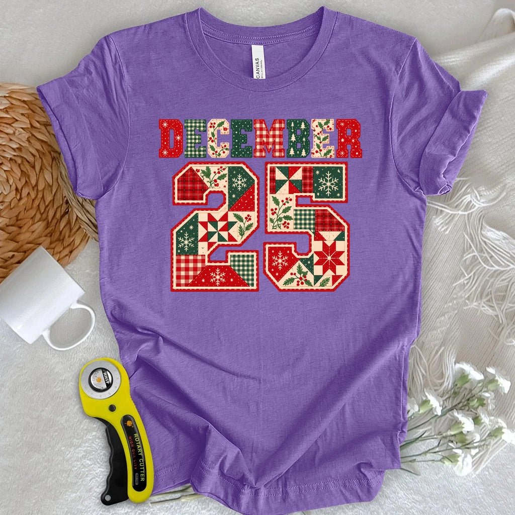 December 25 Patchwork T-shirt