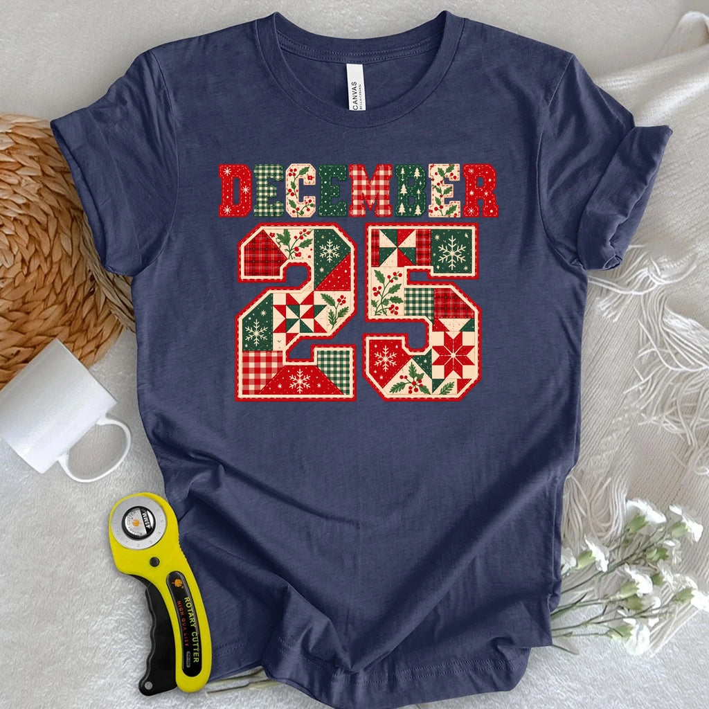 December 25 Patchwork T-shirt