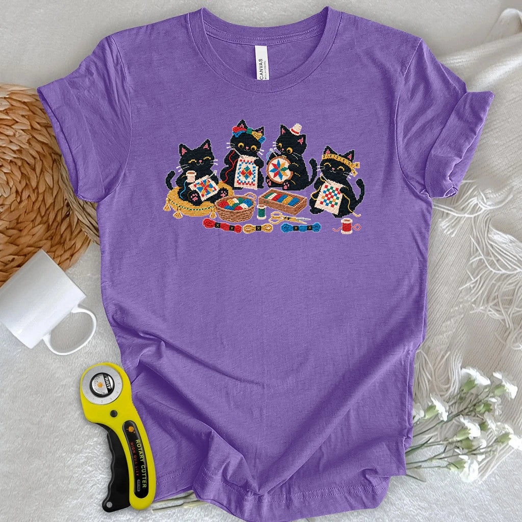 Paws & Cross Stitches T-shirt