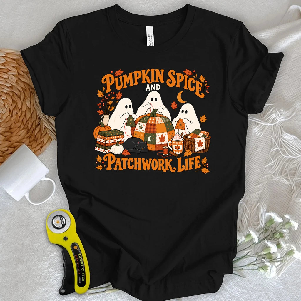 Pumpkin Spice and Patchwork Nights T-shirt