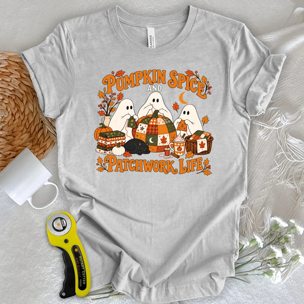 Pumpkin Spice and Patchwork Nights T-shirt