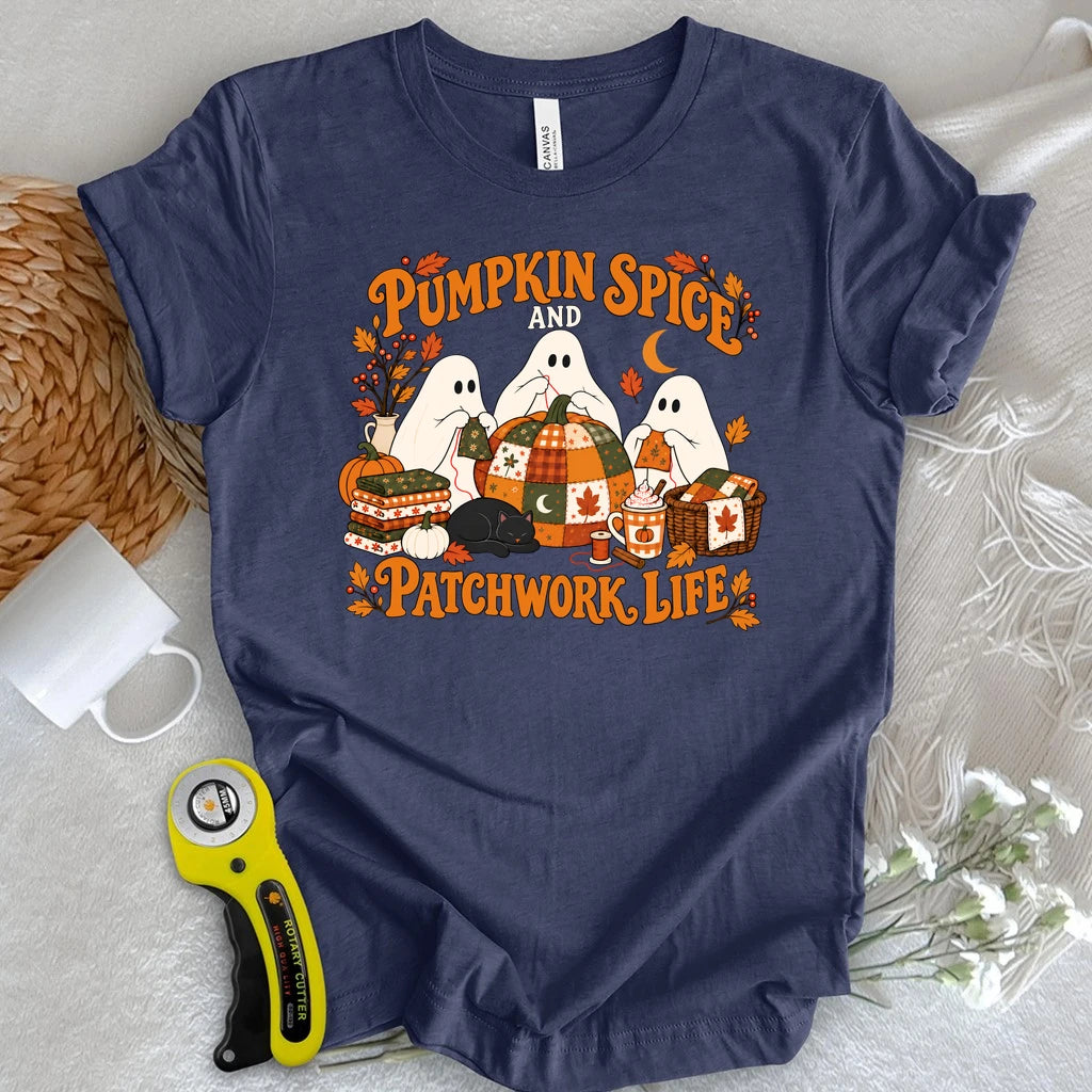Pumpkin Spice and Patchwork Nights T-shirt