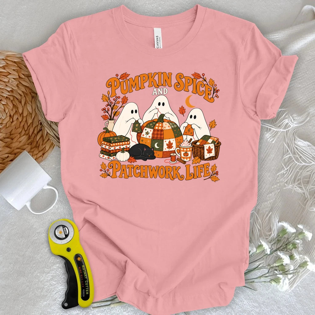 Pumpkin Spice and Patchwork Nights T-shirt