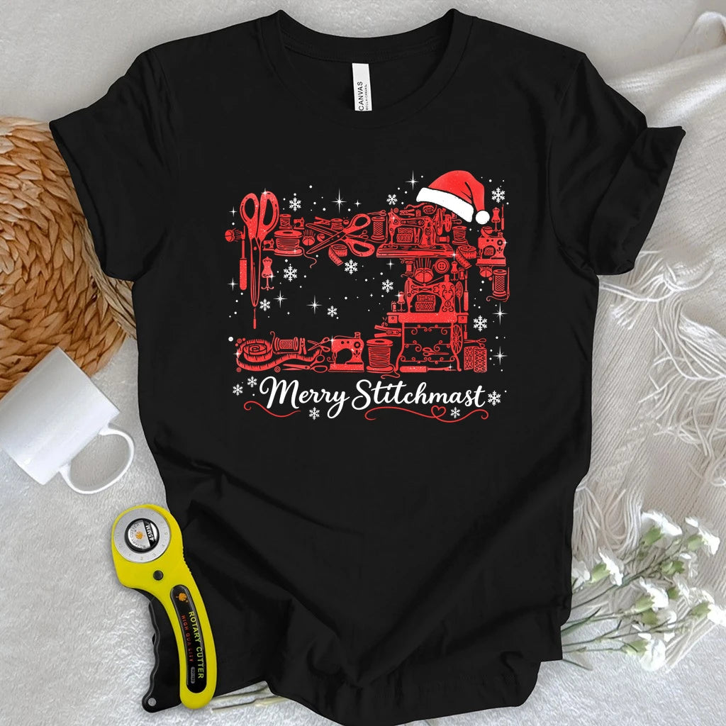 Merry Stitchmas Sewing T-shirt